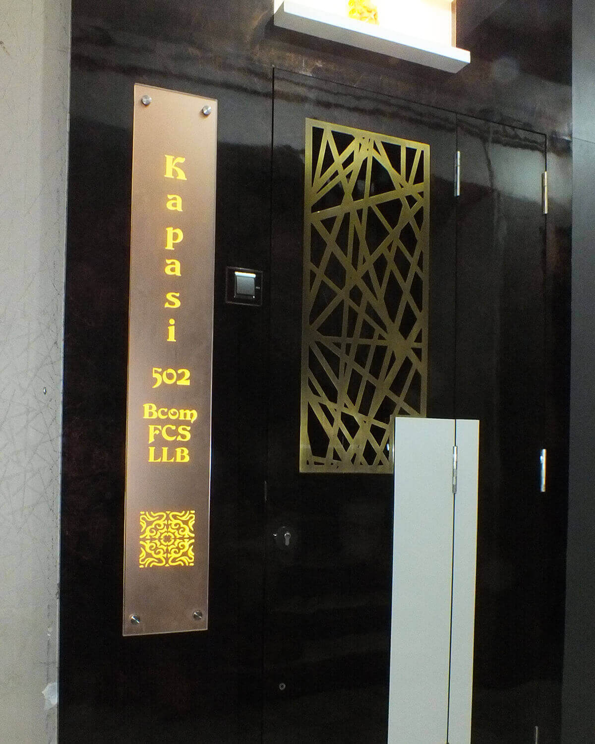 Project 6 - Mr. Kaushik Kapasi - Main Door