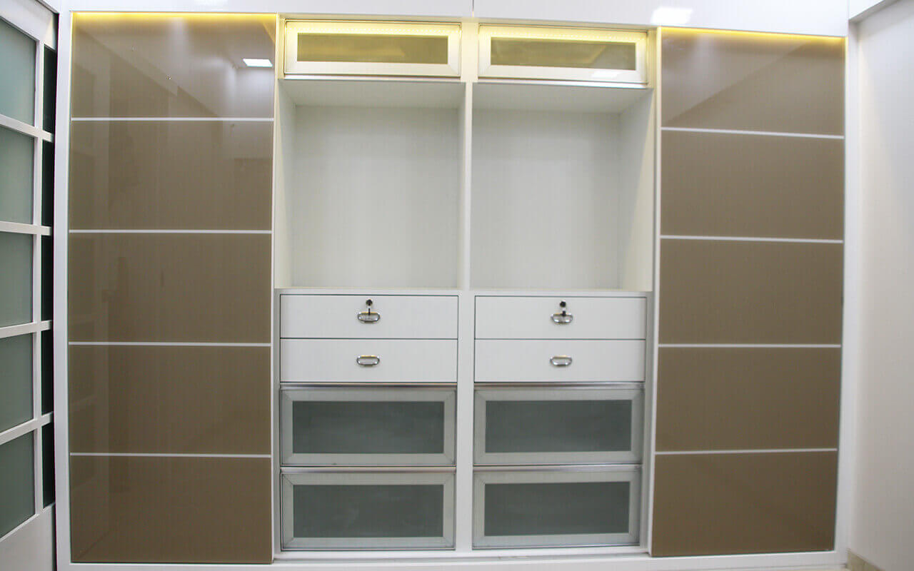 Project 8 - Mr. Viral Shah Residence - Open Cupboard Design